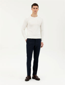 Lacivert Slim Fit Kuma_ Pantolon