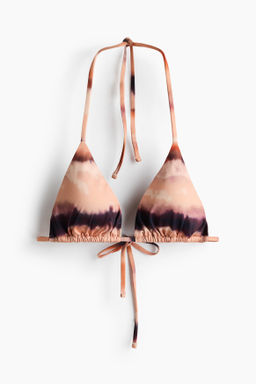 Top de bikini triangular con relleno