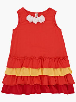 Платье для девочки UD 3182 коралловый - Mini maxi фото 3