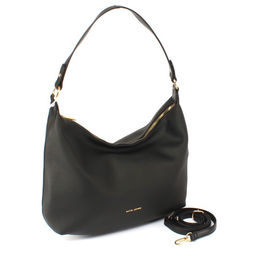 Сумка женская искусственная кожа DJ-CM 6909-BLACK, 1отд, плечевой ремень, черный SALE 259762
