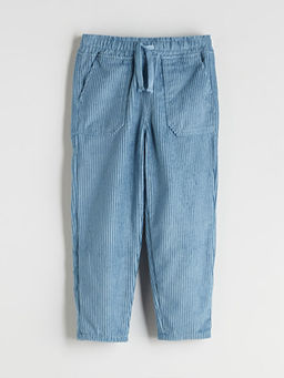 Beli Lastikli Erkek ?ocuk Kadife Pantolon