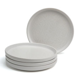 НАБОР ТАРЕЛОК ЗАКУСОЧНЫХ BRONCO CHOICE WHITE 20,5 СМ 4ШТ