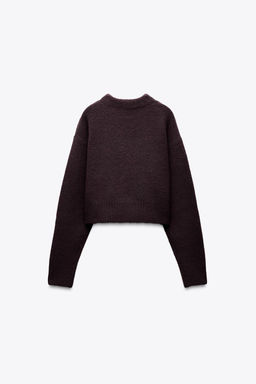 ROUND NECK KNIT SWEATER - Zara фото 18