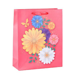 Цена за 12 шт. Пакет подарочный 23,5х19,5х8 / 1300S /уп 12/720/Цветы - Галеонтрейд фото 5