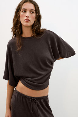 TOP R?STICO MANGA CORTA / Crudo - Zara фото 16