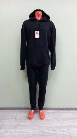 Костюм мужской из футера ФД-2103 черный