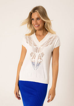 SS-2518 джемпер женский молоко