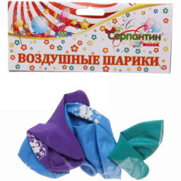 Цена за 4 шт. Воздушные шары 5 шт, 10"/25см "Пират", (микс)