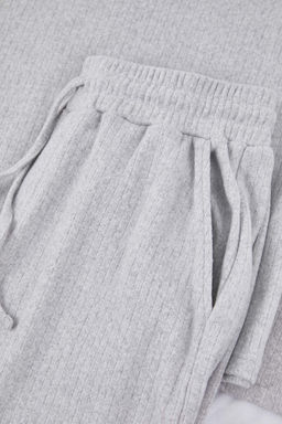 Bej Regular Fit Cepli Etiket Detayl? Yumusak Tuseli Orme Pijama Tak?m? TMNAW26PT00000 - Trendyolmilla фото 8