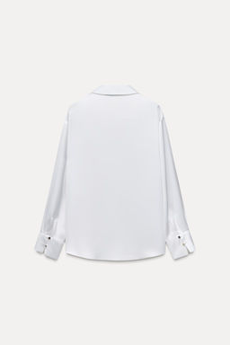 SATIN SHIRT - Zara фото 16