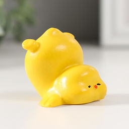 Цена за 4 шт. Фигурка полистоун Птенчик, 3?3?4.5 см, МИКС