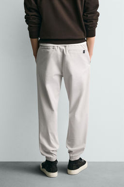 PANTAL?N CINTURA JOGGER SLIM FIT / Gris claro - Zara фото 3