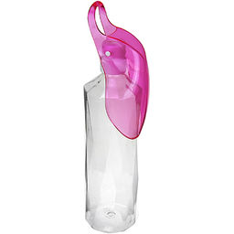 Бутылка-поилка пластмассовая для собаки 750мл, д7см h25см, походная (Китай) - Pet toys фото 2