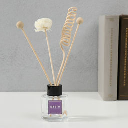 Палочки для аромадиффузора из ротанга «Белые цветы», набор 9 шт.