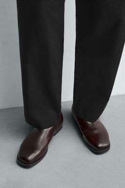 LEATHER CHELSEA BOOTS - Zara фото 3