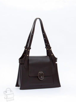 Сумка женская кожаная 2388Y coffee Polina&Eiterou  в Новосибирске