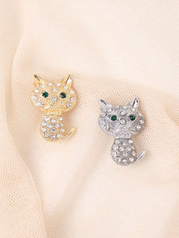 Брошь Кошка / 6487 /уп 12/микс - ГалеонТрейд фото 2