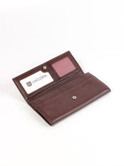 LACCOMA кошелек LA-1081-темно-бордовый натуральная кожа  фото 4