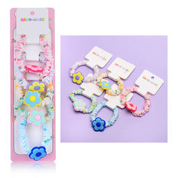 Набор резинок  для волос "Цветок" (5шт.)