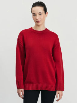 Джемпер с шарфом из хлопка / Zarina