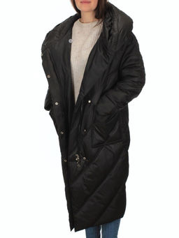 21-381 BLACK Пальто зимнее женское (200 гр. тинсулейт) - Fashion фото 9