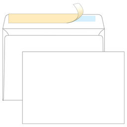 Цена за 50 шт.Конверт 162*229 С5 "OfficeSpace" без подсказа, без окна, отрывная полоса (С5.1000.1)