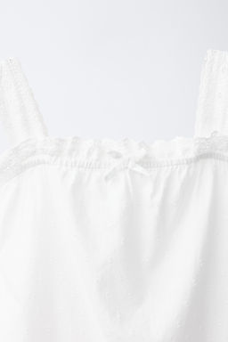 6-14 A?OS/ PIJAMA TIRANTES PLUMETI / Blanco - Zara фото 7