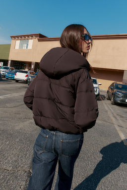 WATER AND WIND PROTECTION SHORT PUFFER ANORAK - Zara фото 21