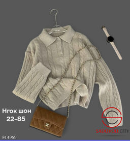 Кофта женская с пуговицами - Bruno фото 2