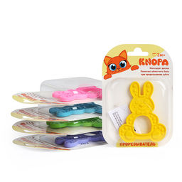 Массажер для десен (прорезыватель) "Зайка"