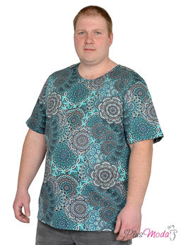 Футболка Модель №1198 размеры 44-84 - Plusmoda фото 2