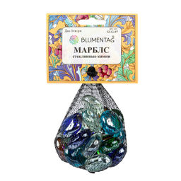 Blumentag GLG-07 МАРБЛС камни стеклянные 6 х 340 г 10 г №02 сердце 26x27 мм фото 8