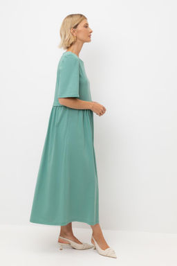 ЕВТ 5083/малахитовый зеленый платье жен