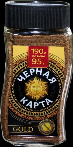 Черная карта. Gold 190 гр. стекл.банка