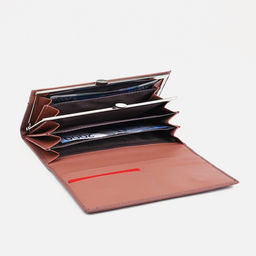 Кошелёк на магнитах, цвет пудровый - Simaland фото 3