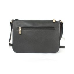 Сумка женская искусственная кожа DJ-7025-1-BLACK, 1отд, плечевой ремень, черный SALE 257662 - Adelia фото 2