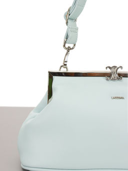 LACCOMA сумка Фиона-Ф826-голубой эко кожа хлопок  фото 3