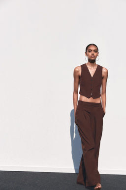 PLEATED TROUSERS