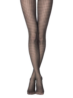 Колготки фантазийные CONTE Колготки с рисунком гусиная лапка ENCORE grafit - Conte elegant фото 2