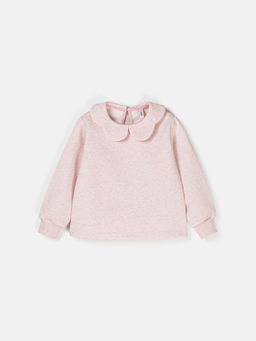 Свитшот Розовый меланж утепленный - Bungly фото 2