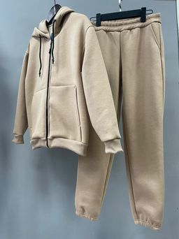 263/264М Костюм утепленный на молнии, беж - Knitka wear фото 4