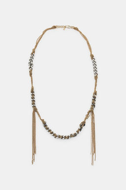 CONTRAST CHAIN NECKLACE - Zara фото 2