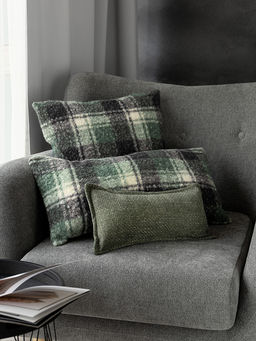 Наволочка декоративная 45х45 серый полиэстер - Denastia фото 4