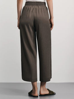 Прямые брюки с эластичным поясом / Zarina  фото 4