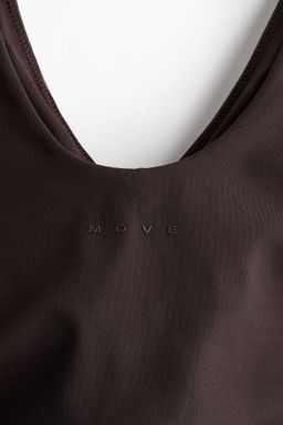Top de deporte cropped con SoftMove - H&m фото 4