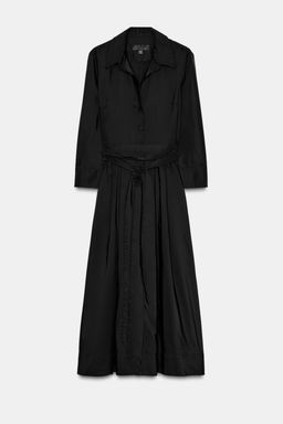 ZW COLLECTION MIDI SHIRT DRESS - Zara фото 7