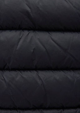 Kapusonlu Siyah Sisme Yelek - Mavi фото 8