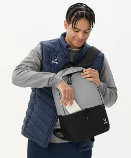 Рюкзак JOGEL ESSENTIAL Backpack, серый/черный  фото 9