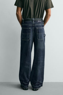 RELAXED FIT JEANS WITH FORD PATCH - Zara фото 14