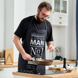 Фартук Этель Super Man, 73×71 см, 100% хлопок, саржа 190 г/м²